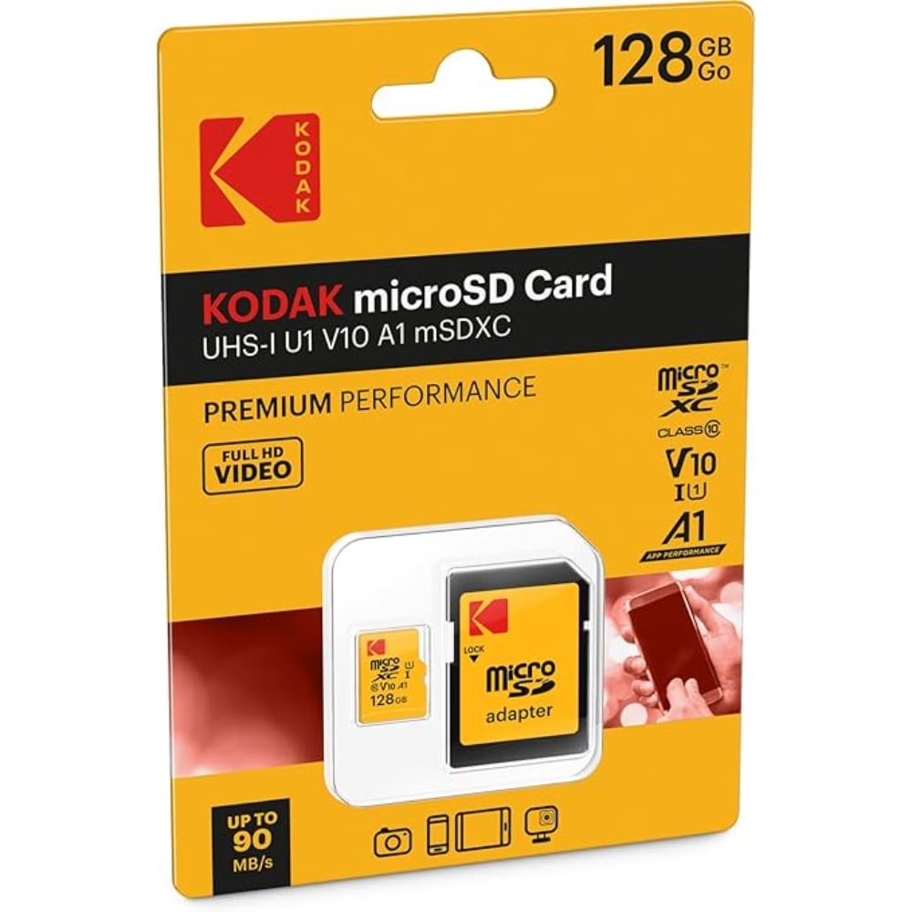 microSDXC 128GB KODAK コダック PREMIUM PERFORMANCE CLASS10 UHS-I