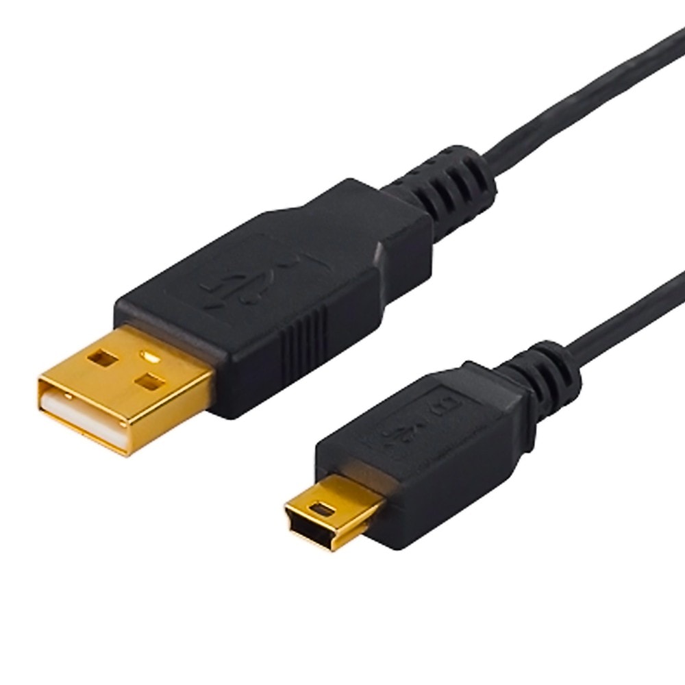 miniUSBケーブル 極細 USB2.0 ミニUSBケーブル 0.5m BUFFALO バッファロー USB-A(オス)-USB-miniB(オス) 直径2.5mmスリム 50cm ブラック BSUAMNSM205BK ◆メ