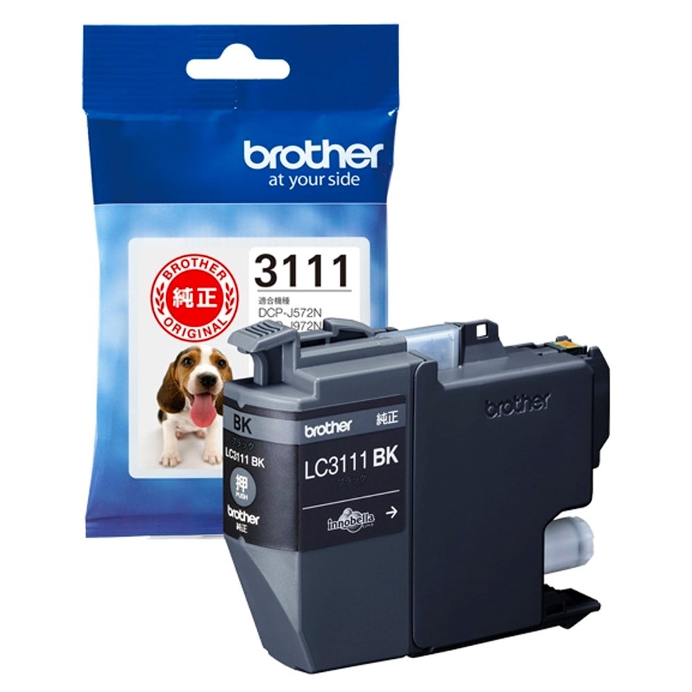 brother ブラザー 純正インクカートリッジ LC3111 黒 適合プリンター:DCP-J987N DCP-J982N DCP-J582N MFC-J903N ブラック LC3111BK ◆メ