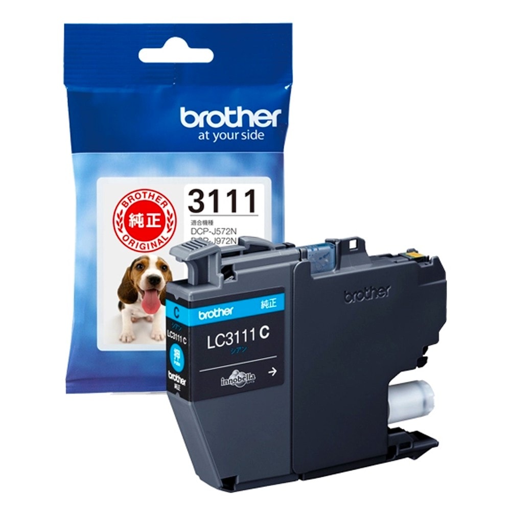 brother ブラザー 純正インクカートリッジ LC3111 シアン 適合プリンター:DCP-J987N DCP-J982N DCP-J582N MFC-J903N シアン LC3111C ◆メ