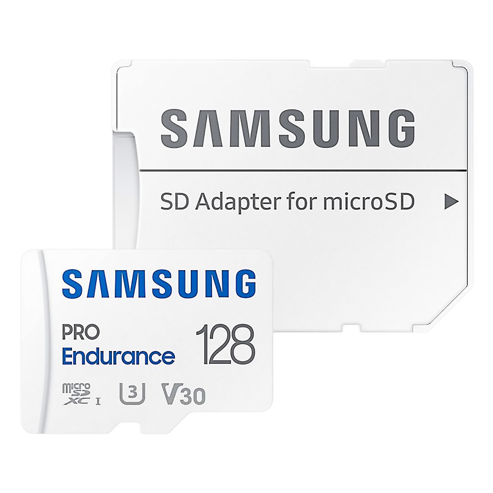 microSDXCカード 128GB Samsung サムスン PRO Endurance 監視カメラ ドラレコ用 Class10 UHS-I U3 V30 4K R:100MB/s W:40MB/s SDアダプタ付 海外リテール MB-MJ128KA/APC ◆メ