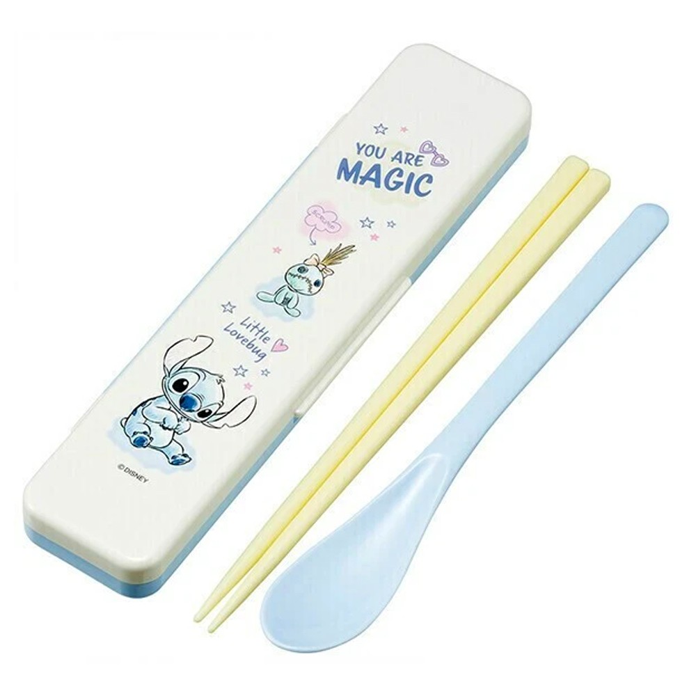 弁当用箸 スティッチ ハグ ディズニー 音のならないコンビセット