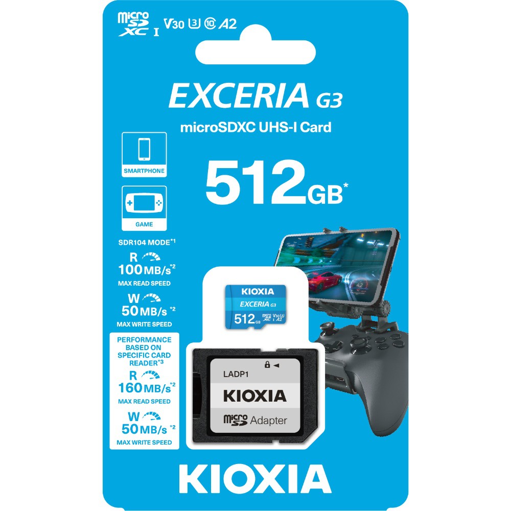マイクロSDカード 512GB microSDXC EXCERIA G3 KIOXIA キオクシア