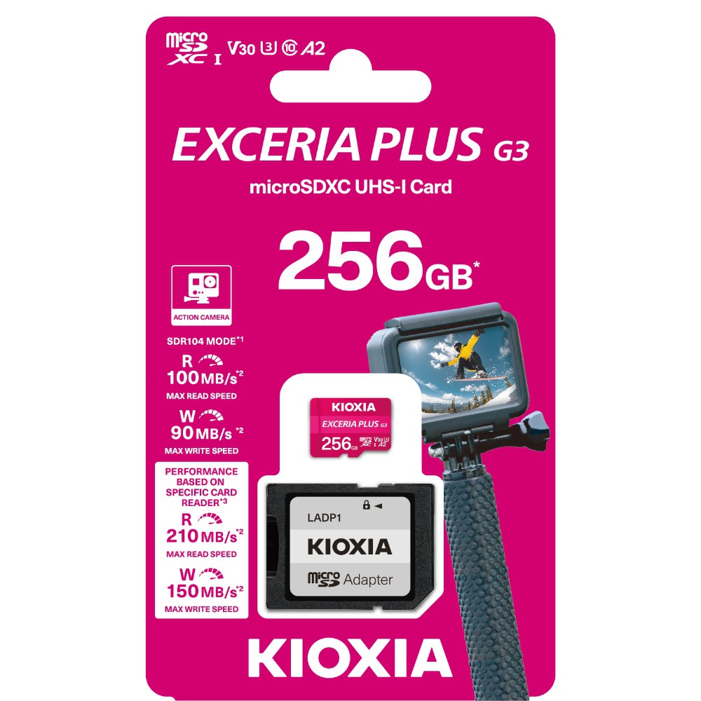 マイクロSDカード 256GB microSDXC KIOXIA キオクシア EXCERIA PLUS G3