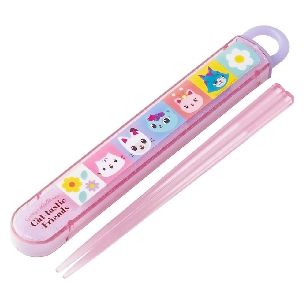 弁当用箸 ギャビーのドールハウス 26 スライド箸＆箸箱セット SKATER