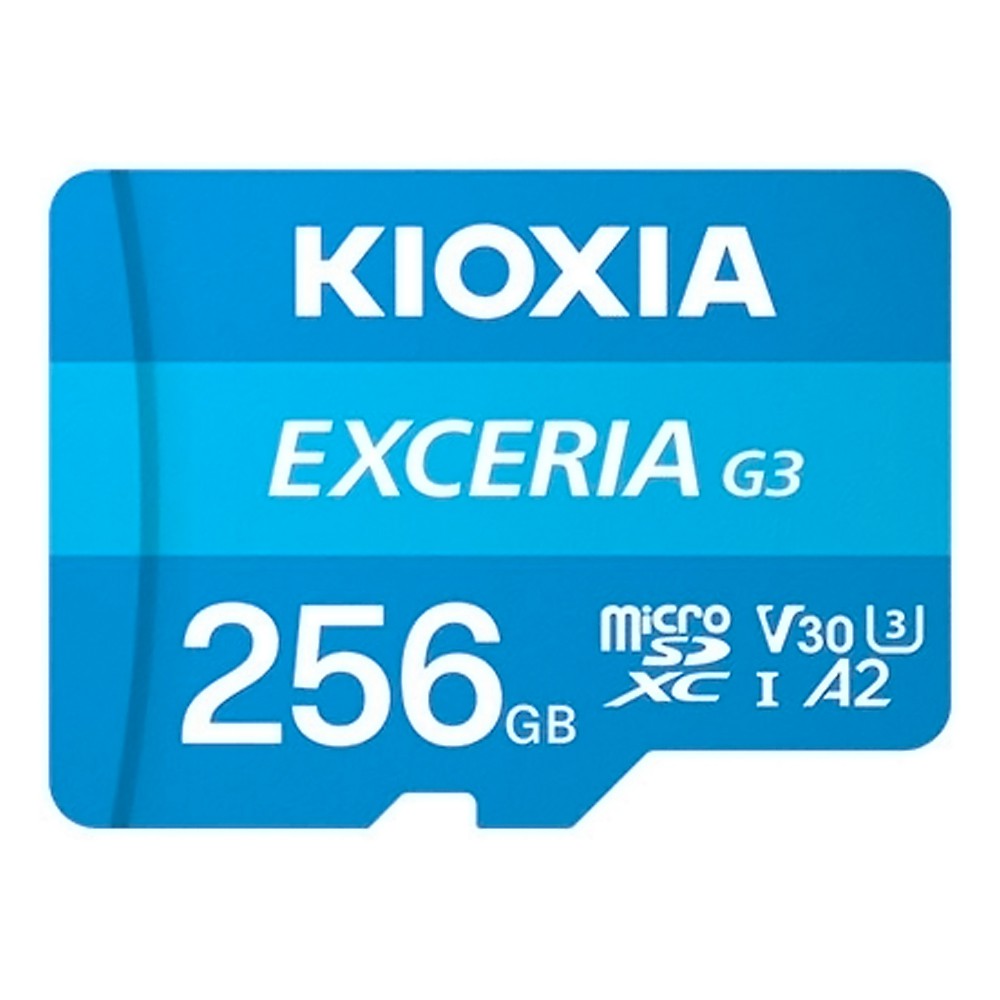 マイクロSDカード 256GB microSDXC EXCERIA G3 KIOXIA キオクシア CLASS10 UHS-I U3 V30 A2 R:160MB/s W:50MB/s 海外リテール LMEX3L256GG4 ◆メ
