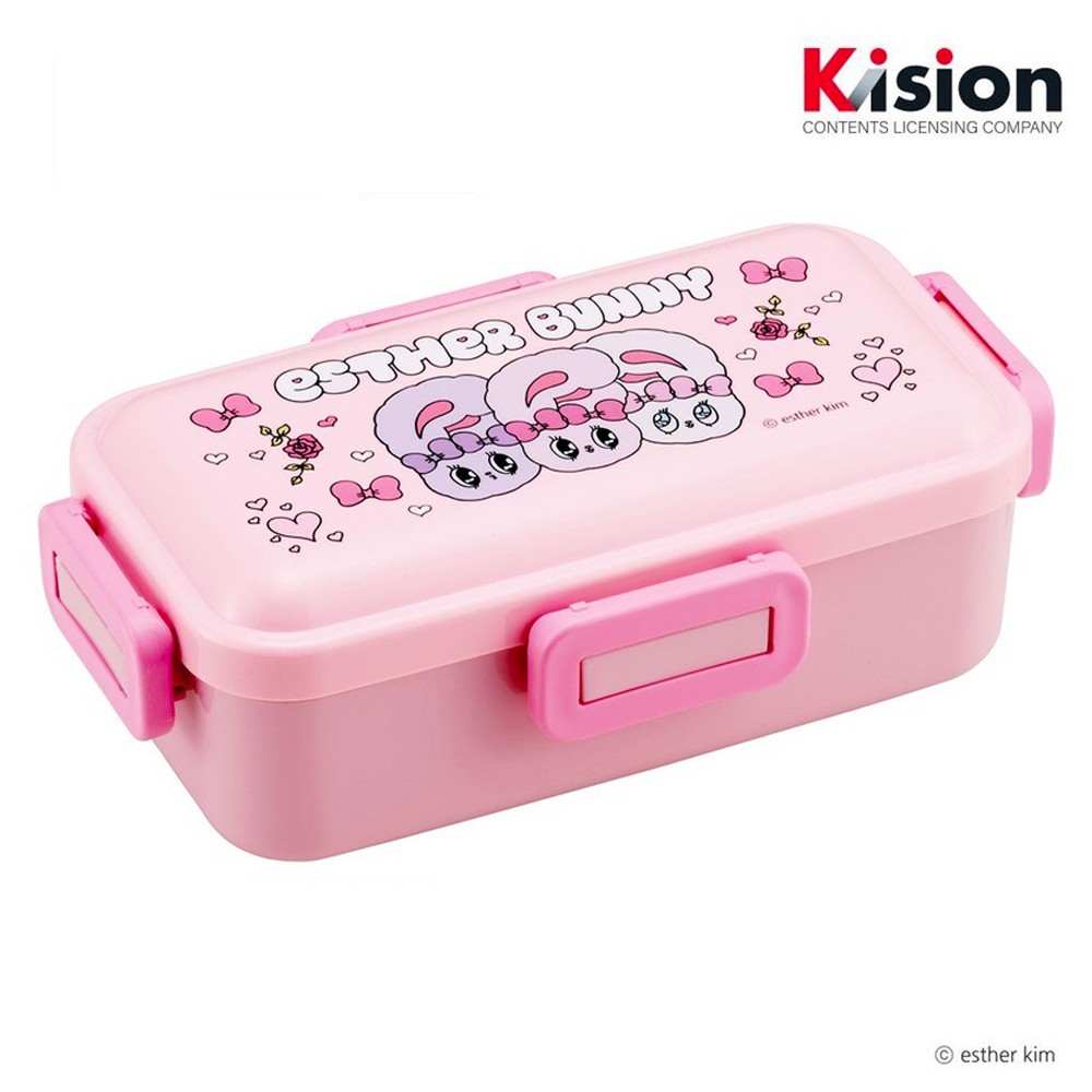 弁当箱 エスターバニー ドーム型ふわっと弁当箱 SKATER スケーター 抗菌 容量530ml 4点ロック 食洗機/電子レンジ対応 715181-PFLB6 ◆宅