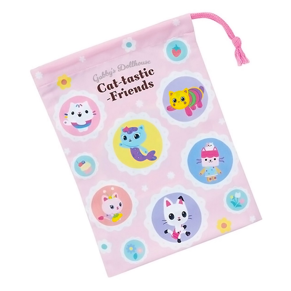 コップ袋 ギャビーのドールハウス 26 コップ入れ 歯ブラシ入れ 巾着袋 SKATER スケーター 子供 サイズ205×148mm ポリエステル 719561-KB63SN ◆メ