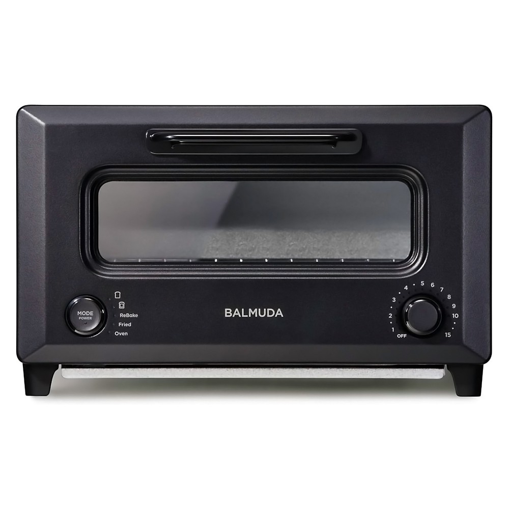 BALMUDA リベイクトースター ReBaker リベイカー KTT01JP パン 揚げ物 温め直し 揚げたて 復活 フライドモード 自動温度制御 ブラック KTT01JP-BK ◆宅