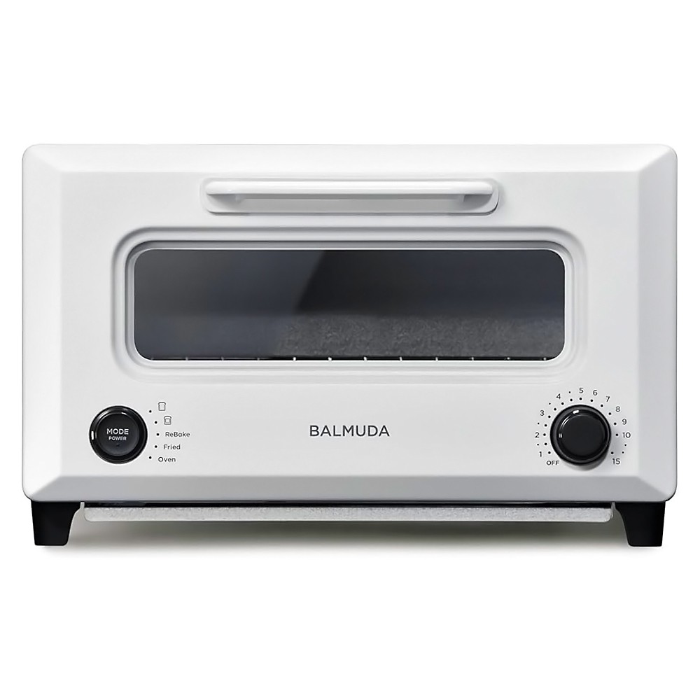 BALMUDA リベイクトースター ReBaker リベイカー KTT01JP パン 揚げ物 温め直し 揚げたて 復活 フライドモード 自動温度制御 ホワイト KTT01JP-WH ◆宅