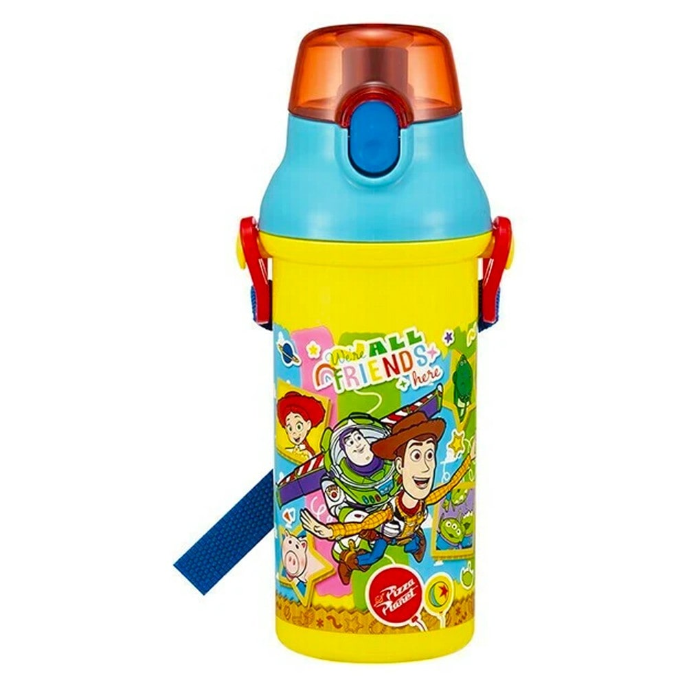 水筒 トイストーリー 26 ディズニー 直飲みプラワンタッチボトル SKATER スケーター 子供 ワンプッシュ式 容量480ml 食洗機対応 抗菌 超軽量 721960-PSB5SAN ◆宅
