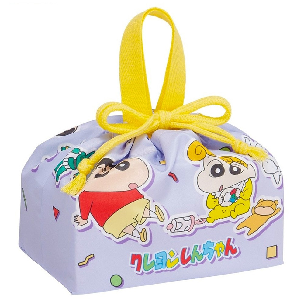 ランチ巾着 クレヨンしんちゃん 26 巾着袋 お弁当巾着 お弁当袋 SKATER スケーター 子供 ポリエステル サイズ290×165×マチ120mm 717673-KB7SN ◆メ
