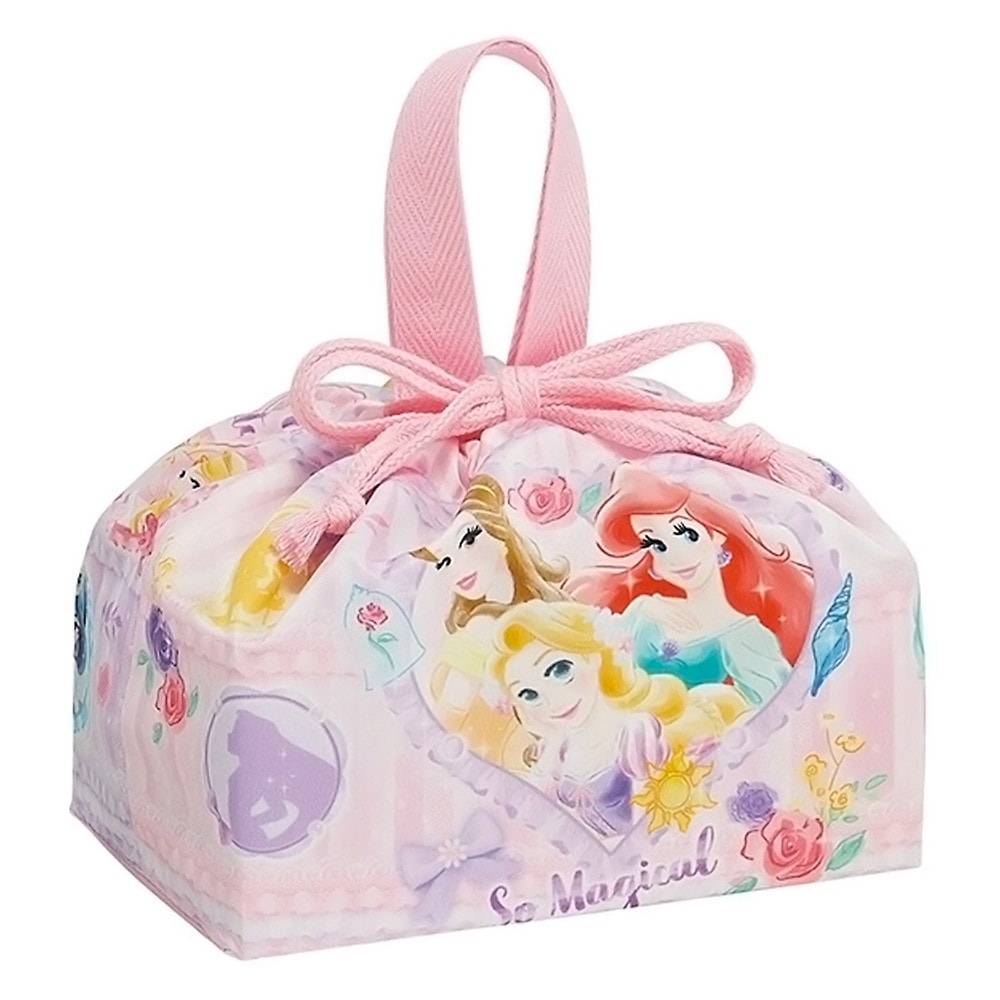 ランチ巾着 プリンセス 26 ディズニー 巾着袋 お弁当巾着 お弁当袋 SKATER スケーター 子供 レディース ポリエステル サイズ290×165×マチ120mm 721748-KB7SN ◆メ