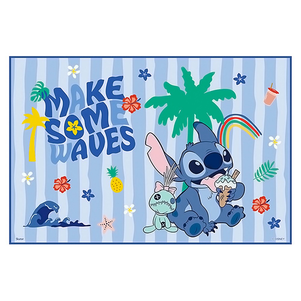 レジャーシート スティッチ 26 ディズニー Sサイズ 1人用 遠足 ピクニック 防水 SKATER スケーター 子供 かわいい コンパクト サイズ90×60cm 722226-VS1 ◆メ