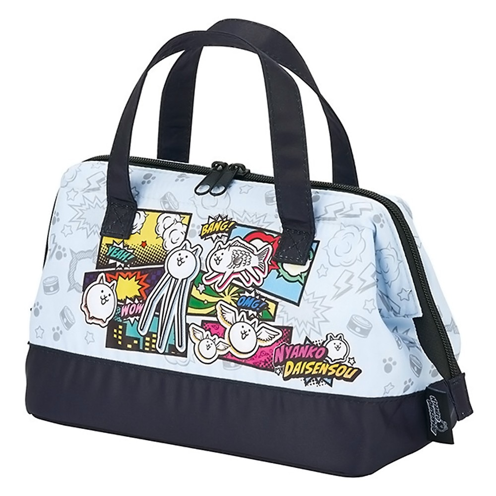 がま口型ランチバッグ にゃんこ大戦争 26 SKATER スケーター 2段 W