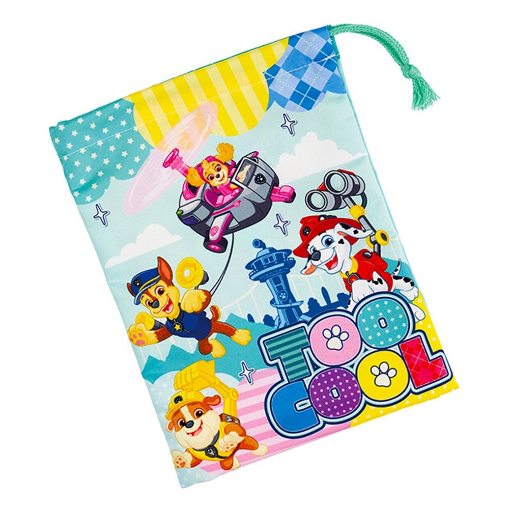 コップ袋 パウパトロール 26 コップ入れ 歯ブラシ入れ 巾着袋 SKATER スケーター 子供 サイズ205×148mm ポリエステル 723131-KB63SN ◆メ