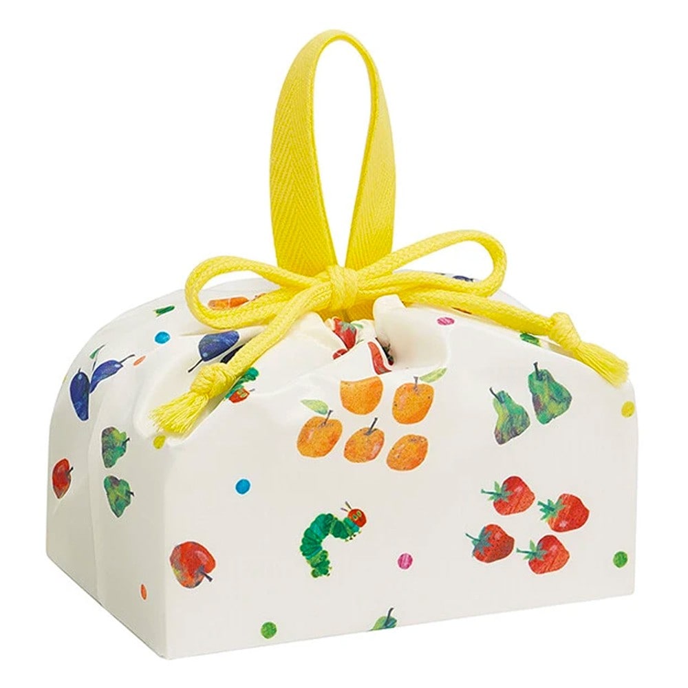 ランチ巾着 はらぺこあおむし フルーツパターン 巾着袋 お弁当巾着 お弁当袋 SKATER スケーター 子供 レディース ポリエステル サイズ290×165×マチ120mm 726279-KB7SN ◆メ