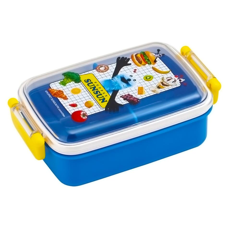 弁当箱 パペットスンスン ふわっとフタタイトランチボックス角型 SKATER スケーター 子供 抗菌 容量450ml 食洗機/レンジ対応 727948-RBF3AN ◆宅