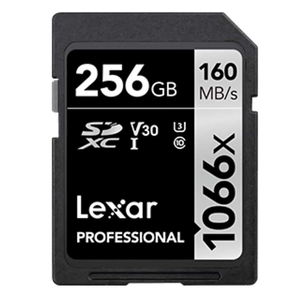 256GB SDXCカード SDカード Lexar レキサー Professional Silver 1066x Class10 UHS-1 U3 V30 R:160MB/s W:120MB/s 海外リテール LSD1066256G-BNNNG ◆メ