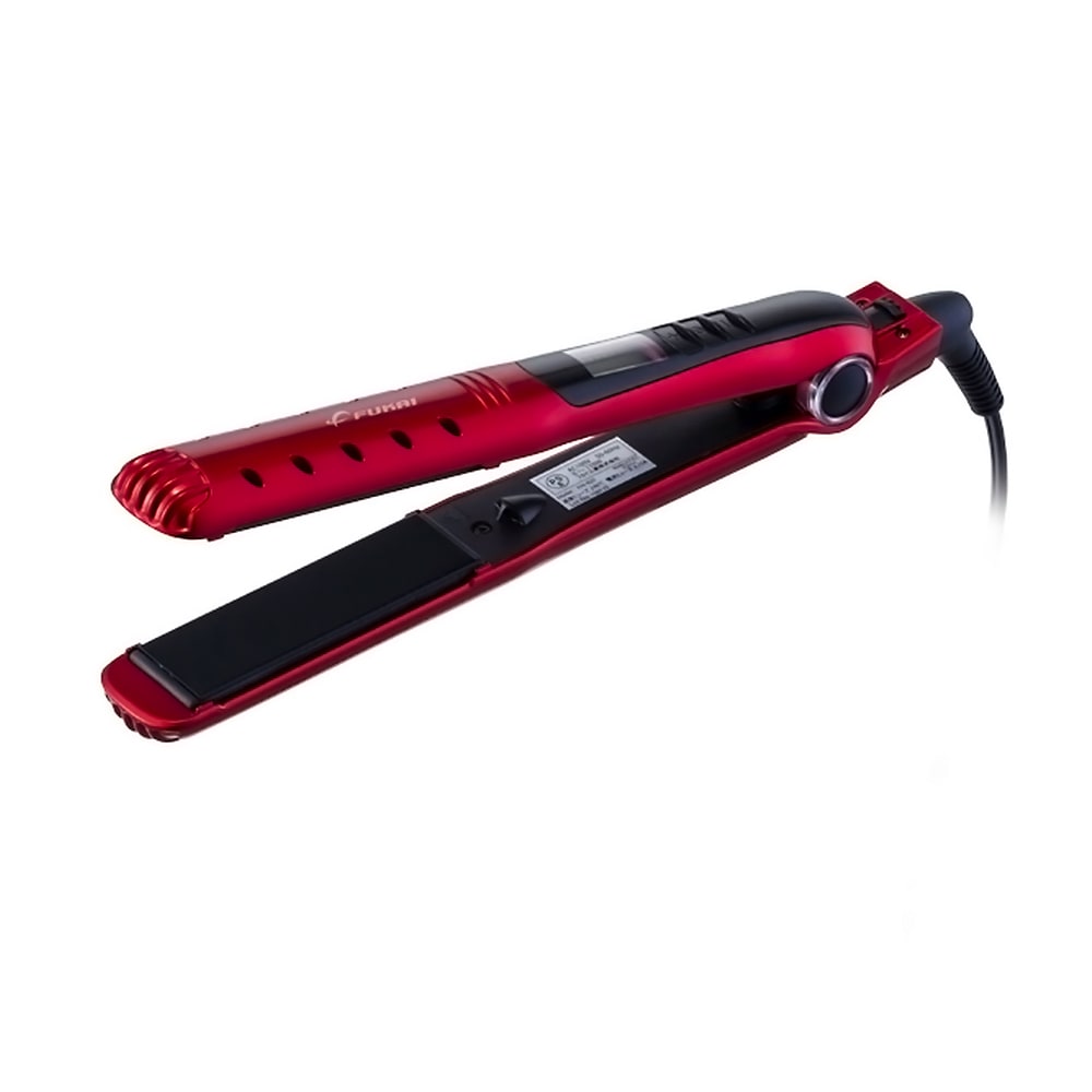 ヘアアイロン ストレート カール 両用アイロン FUKAI フカイ工業 130-230度 自動電源オフ デジタル AC電源 メタリックレッド FHI-920 ◆宅