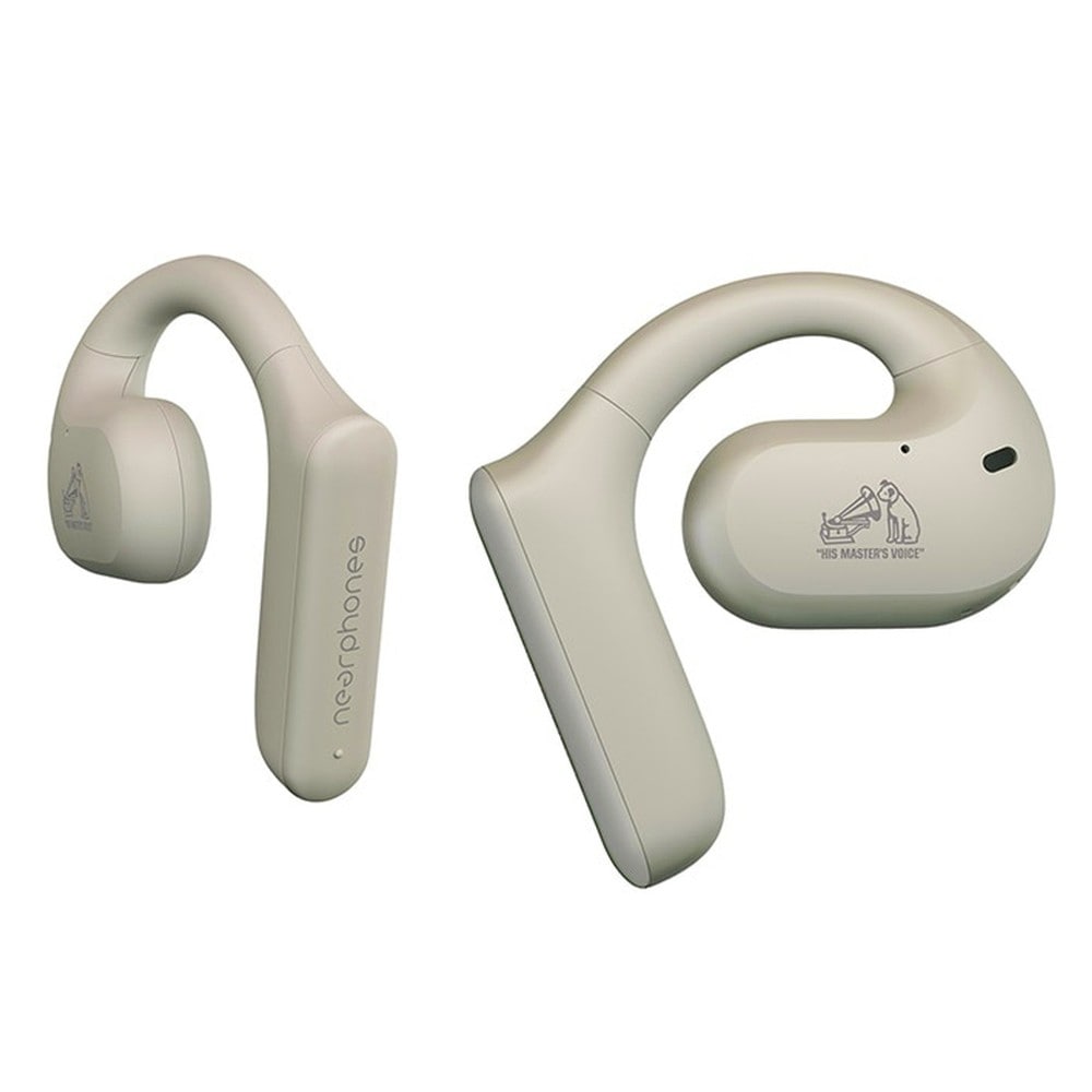 完全ワイヤレス イヤホン nearphones HA-NP35T 耳をふさがない Victor ビクター JVCケンウッド Bluetooth5.1 生活防水 耳掛け ホワイト HA-NP35T-W ◆宅