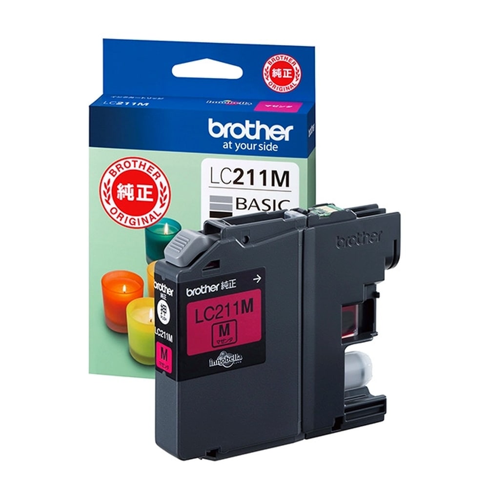 brother ブラザー 純正インクカートリッジ LC211 マゼンタ 印刷可能枚数500 適合プリンター:DCP-J562N DCP-J762N DCP-J963N MFC-J880N マゼンタ LC211M ◆メ