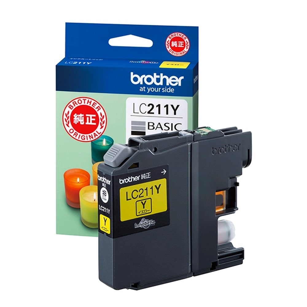 brother ブラザー 純正インクカートリッジ LC211 イエロー 印刷可能枚数500 適合プリンター:DCP-J562N DCP-J762N DCP-J963N MFC-J880N イエロー LC211Y ◆メ