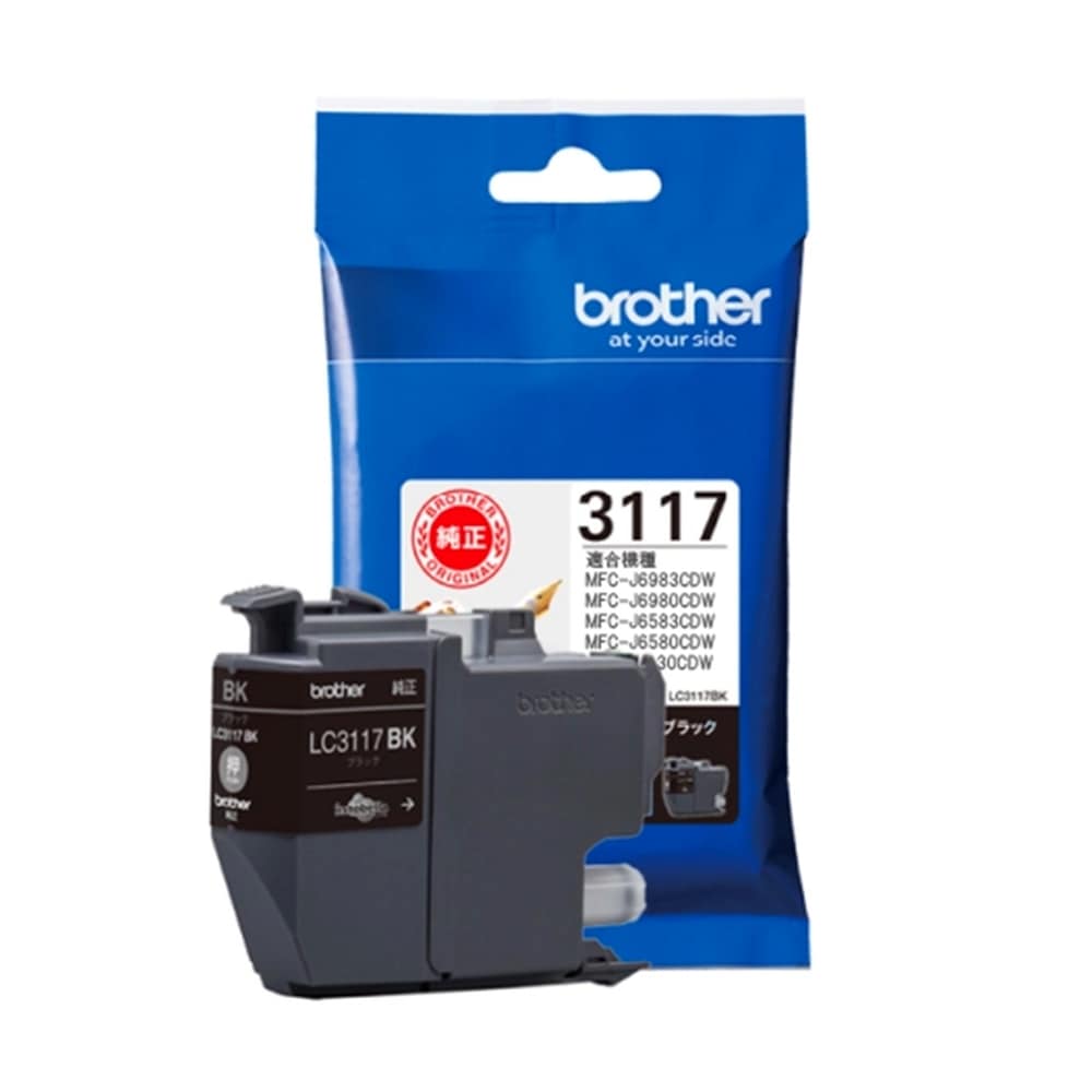 brother ブラザー 純正インクカートリッジ LC3117 黒 印刷可能枚数550 適合プリンター:MFC-J6580CDW MFC-J6980CDW ブラック LC3117BK ◆メ