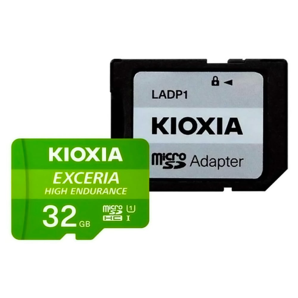 microSDHC 32GB 高耐久 KIOXIA キオクシア EXCERIA High Endurance CLASS10 UHS-I R:100MB/s W:30MB/s SDアダプタ付 海外リテール LMHE1G032GG2 ◆メ