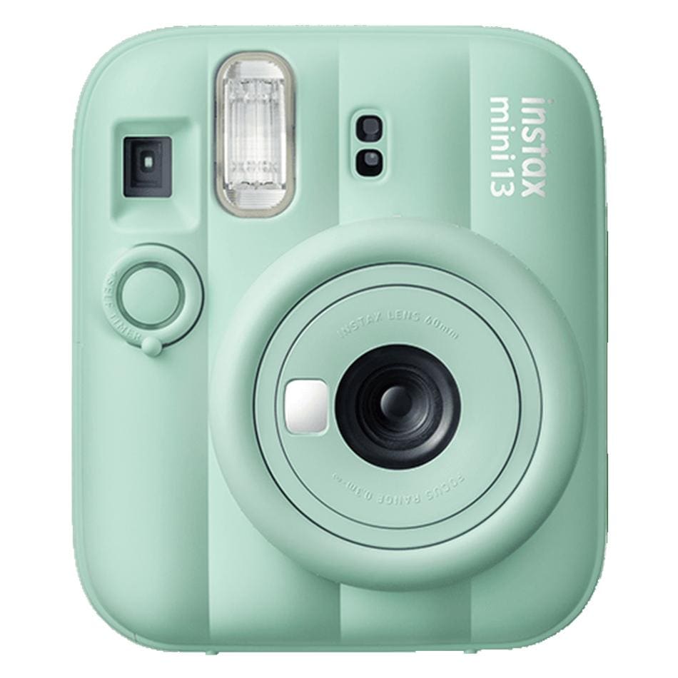 チェキ インスタントカメラ instax mini 13 LAGOON GREEN FUJIFILM 富士フイルム セルフタイマー搭載 新型 ラグーングリーン INSMINI13GRN ◆宅