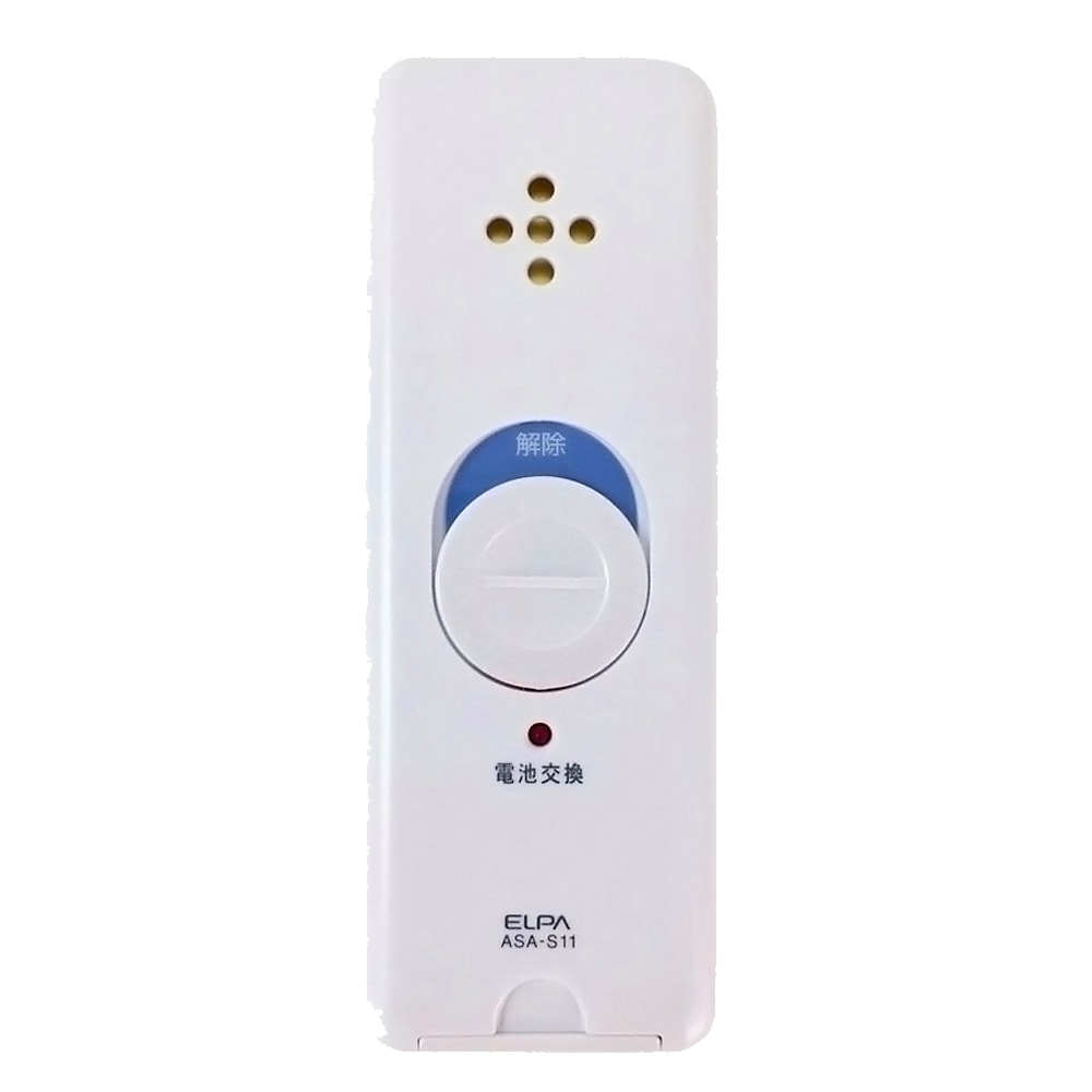 窓ピタッアラーム 衝撃検知 ASA-S11 ELPA エルパ 朝日電器 窓ガラス ウインドウアラーム 大音量90dB 薄型 パールホワイト ASA-S11(PW) ◆メ