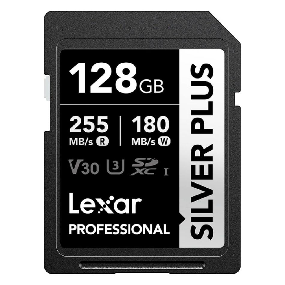 SDカード 128GB SDXC Lexar レキサー Professional SILVER PLUS