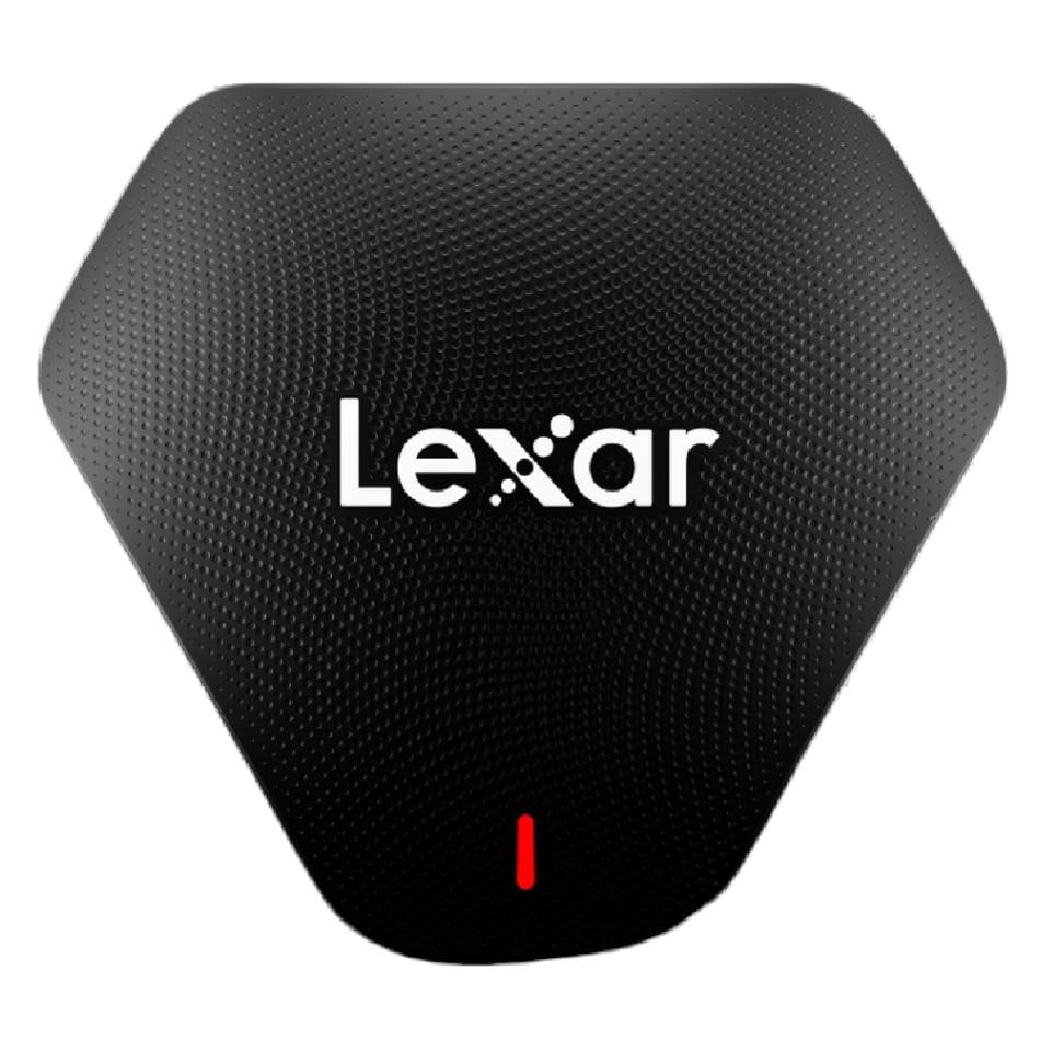 3-in-1マルチカードリーダー USB3.1 Gen1 Type-C Lexar レキサー SD / microSD / CF (LEXAR UHS-I R:170MB/s対応) 海外リテール LRW500URBCN ◆メ