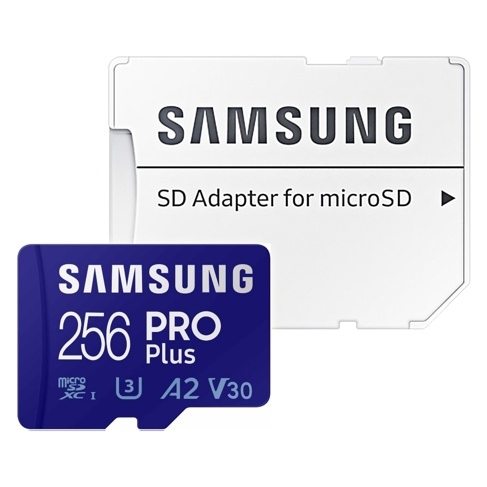 マイクロSDカード 256GB microSDXC Samsung サムスン PRO Plus Class10 UHS-I U3 V30 A2 R:180MB/s W:130MB/s SDアダプタ付 海外リテール MB-MD256SA/CN ◆メ