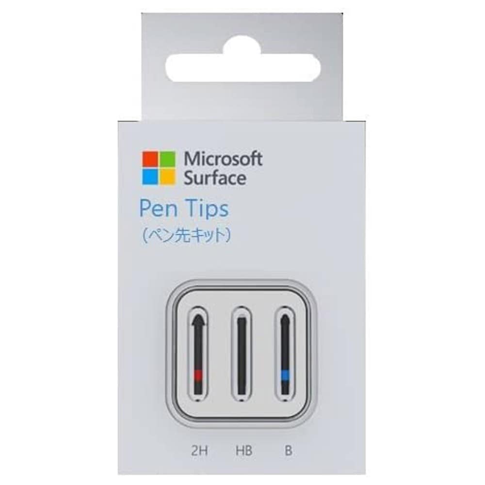 Surfaceペン先キット GFU00007 Microsoft マイクロソフト 純正品 Surfaceペン Surface Pen専用 2H、HB、B の3種類 GFU-00007 ◆メ