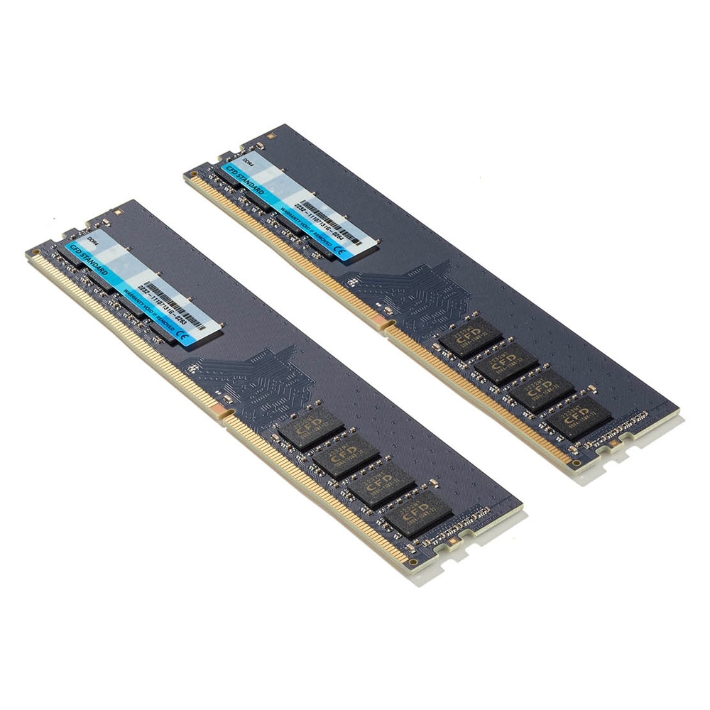 DDR4-3200 8GB 2枚組 デスクトップ用メモリ CFD Standard PC4-25600 288pin DIMM CL22 8GBx2(計16GB) W4U3200CS-8G ◆コ