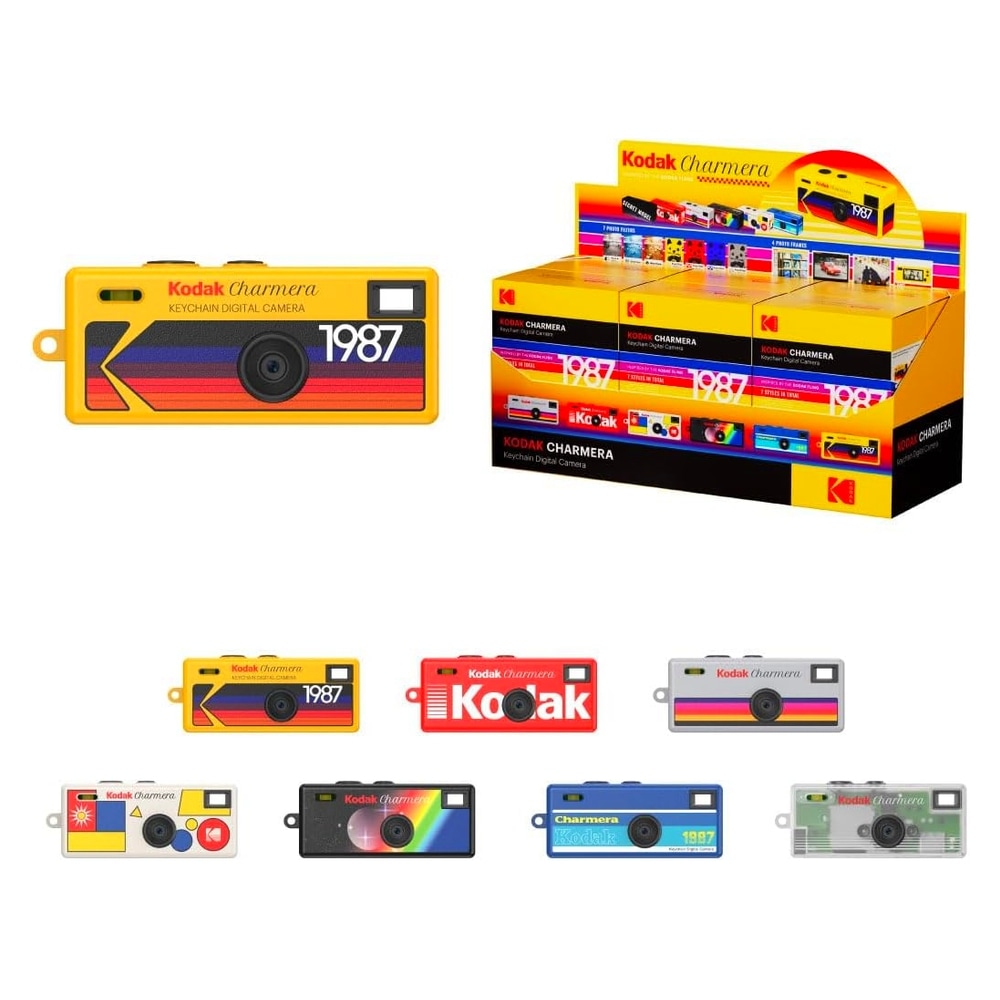 デジタルカメラ Kodak CHARMERA 6個セット コダック チャーメラ 超小型 キーチェーン型 レトロデザイン ブラインドBOX全セット 並行輸入品 MDC-CMR01 ◆宅
