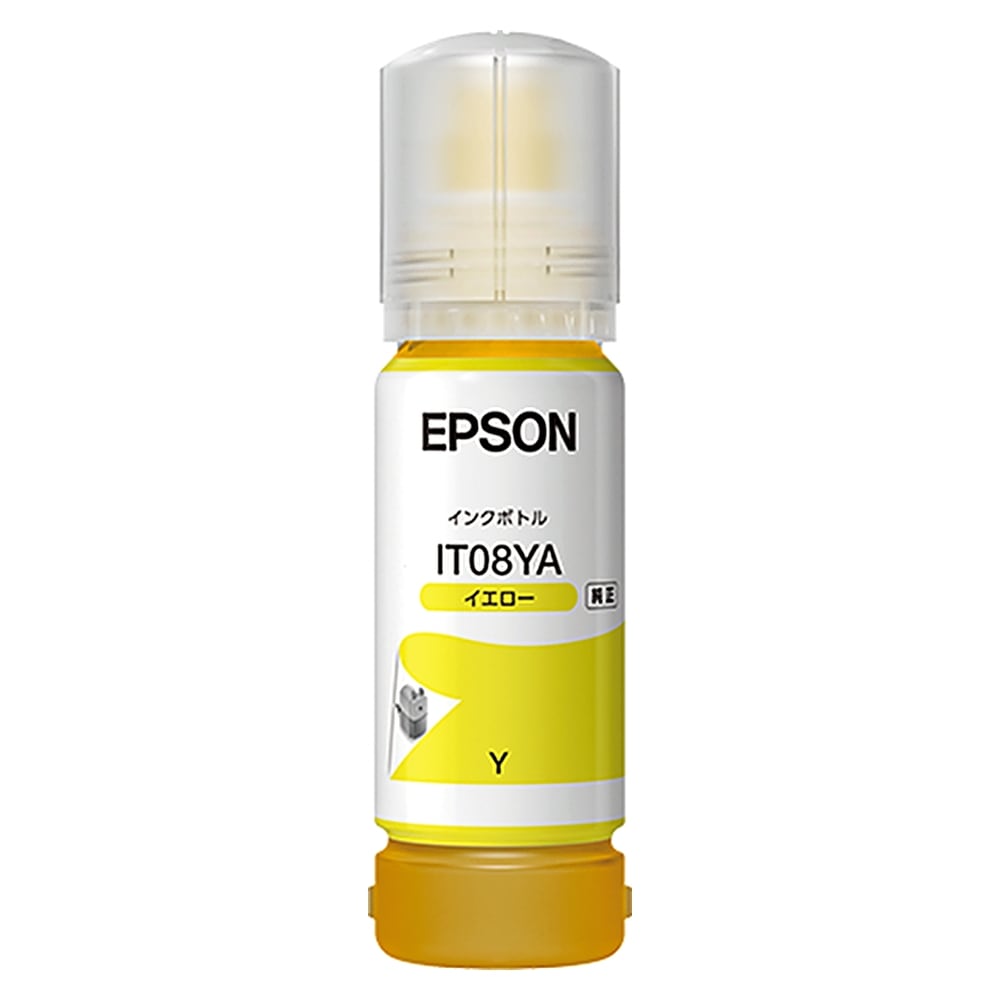 EPSON エプソン 純正 インクボトル IT08 えんぴつ削り イエロー 70ml 印刷可能枚数6000 適合プリンター:PX-M6711FT PX-M6712FT PX-M791FT イエロー IT08YA ◆コ