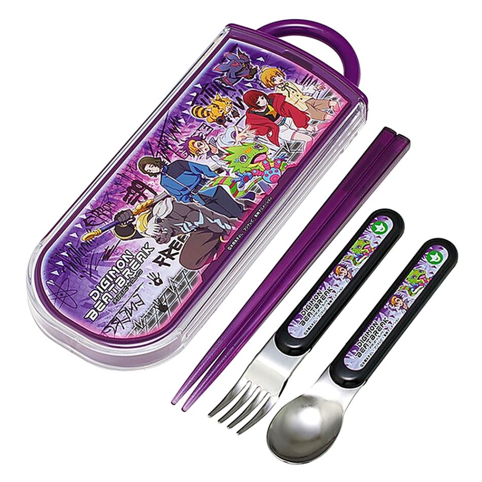 デッドストック■DOMON 激レア箸セット 弁当用箸 トリオセット デジモン DIGIMON BEATBREAK SKATER スケーター