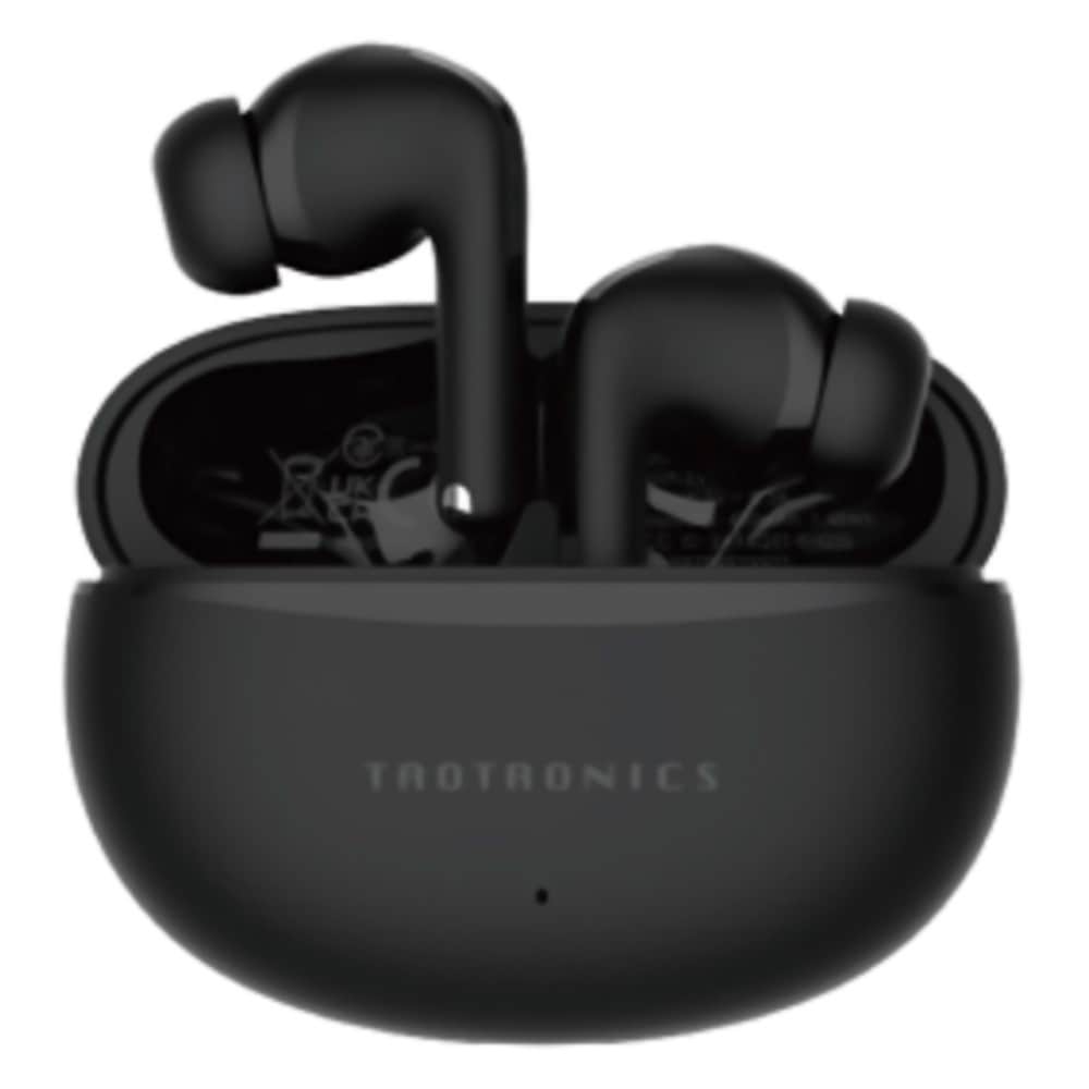 完全ワイヤレスイヤホン TT-BH1118 TaoTronics タオトロニクス Bluetooth ノイズキャンセリング 最大30h再生(単体6h) SBC AAC MCSync ブラック TT-BH1118BK ◆コ