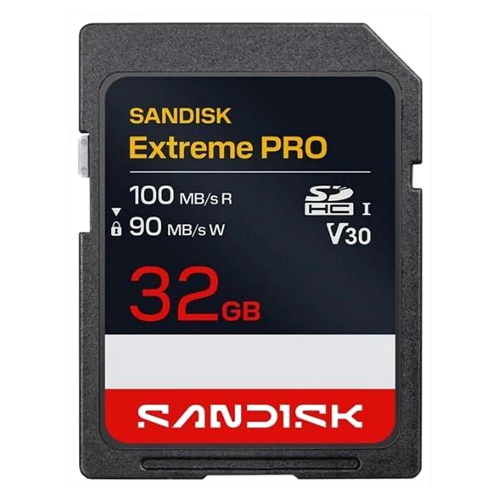 SDカード 32GB SDHC SANDISK サンディスク Extreme PRO Class10 UHS-I U3 V30 4K R:100MB/s W:90MB/s 海外リテール SDSDXXO-032G-GUCIN ◆メ