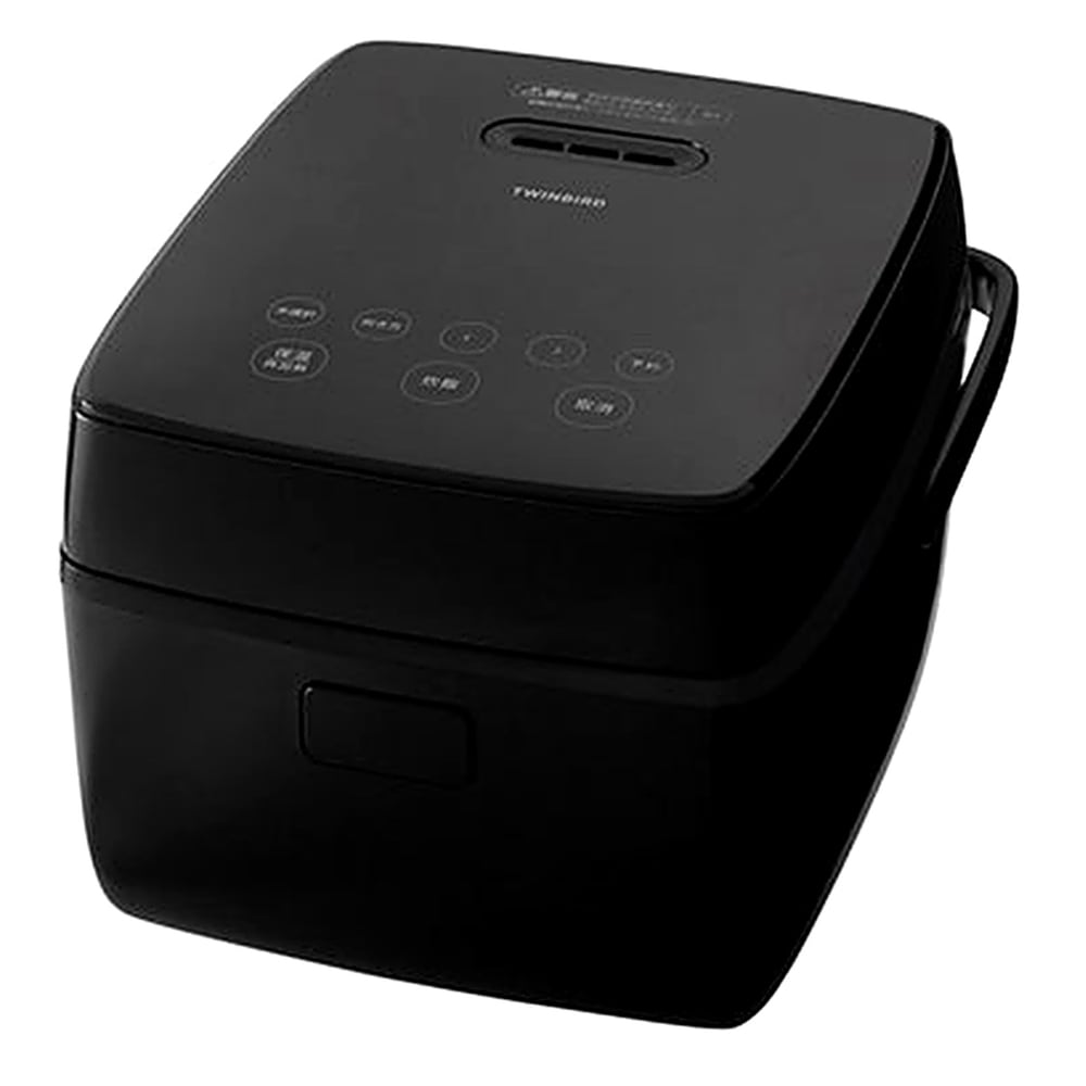 炊飯器 IH炊飯器 3合 RM-D793 はやくておいしい TWINBIRD ツインバード 早炊き ぴったり予約 厚熱火円釜 大火力1000W ブラック RM-D793B ◆宅
