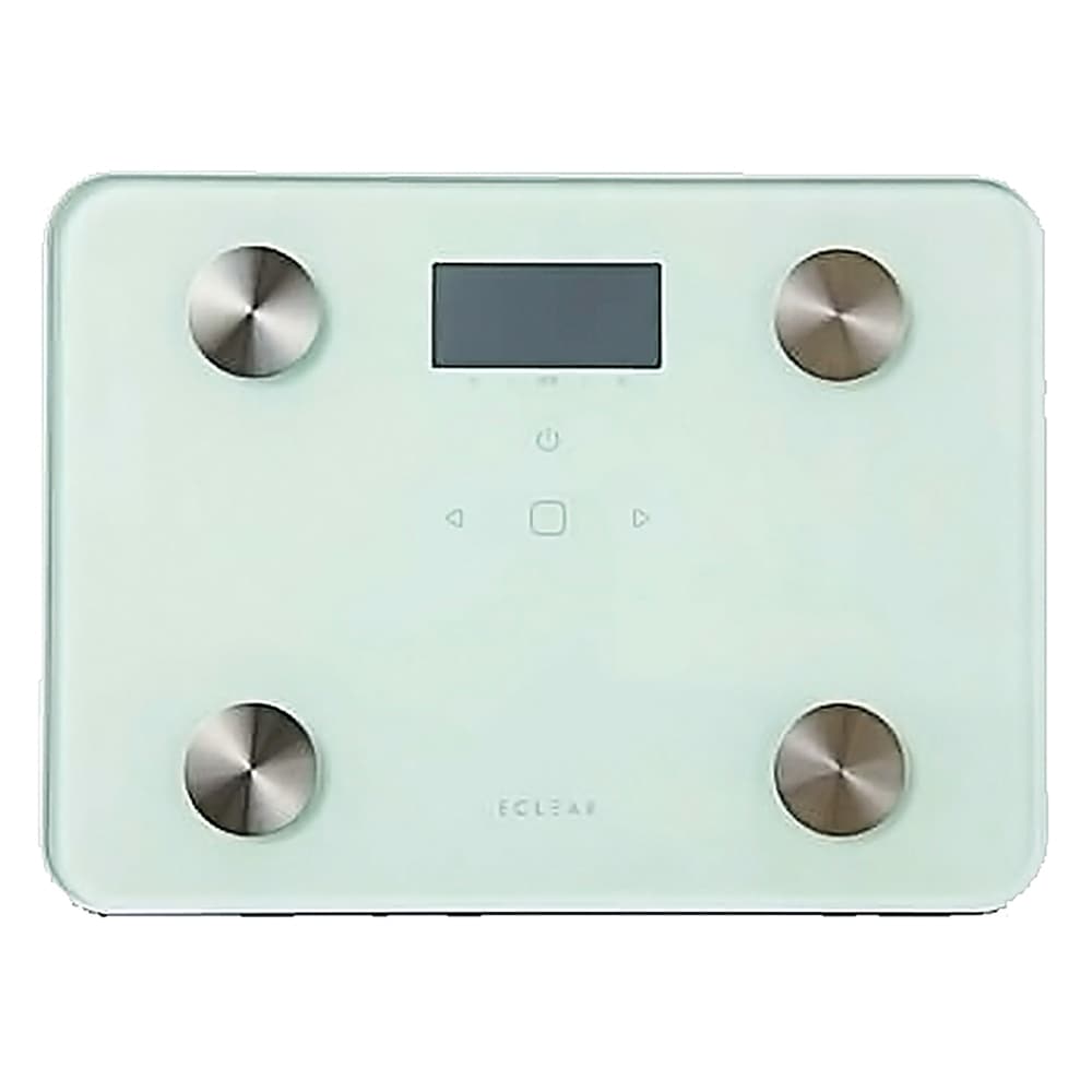 体組成計 体重計 ECLEAR Plus エクリア HCS-WFS02 ELECOM エレコム 100g単位 BMI MRI 内臓脂肪測定 自動認識 スマホ連動 Wi-Fi ホワイト HCS-WFS02WH ◆宅