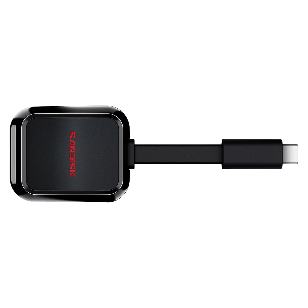 SDカードリーダー USB-C接続 SanDisk サンディスク UHS-I UHS-II 最大250MB/s 標準サイズSD用 QuickFlow USB3.2 Gen1 海外リテール SDDR-C751-GNANN ◆メ
