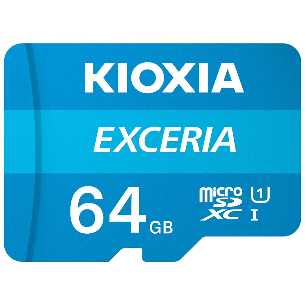 マイクロSDカード 64GB microSD microSDXC KIOXIA キオクシア EXCERIA CLASS10 UHS-I R:100MB/s 海外リテール LMEX1L064GG4 ◆メ