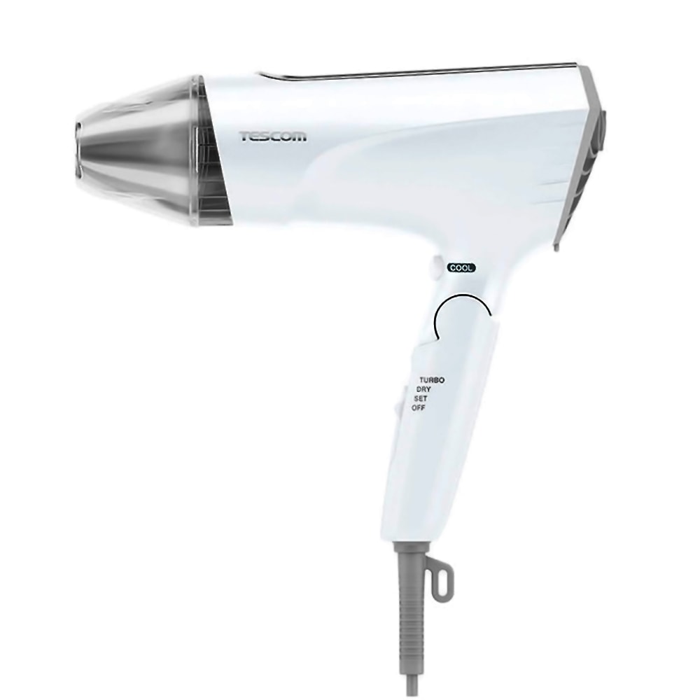 プロテクトイオンヘアードライヤー Speedom 軽量タイプ TESCOM テスコム 速乾 大風量 大風圧 最大1300W セットフード付 ホワイト TID2400-W ◆宅