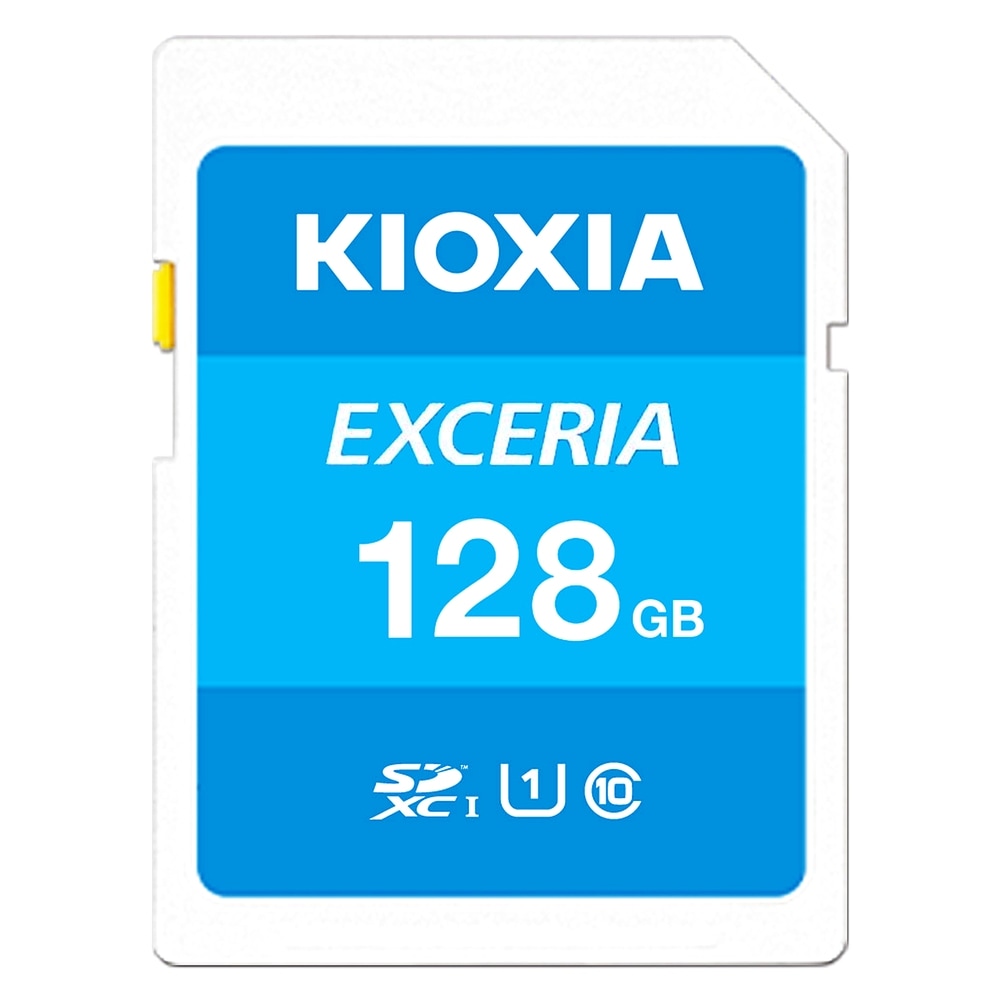 SDカード SD 128GB SDXC KIOXIA キオクシア EXCERIA Class10 UHS-I U1 R:100MB/s 海外リテール LNEX1L128GC4 ◆メ