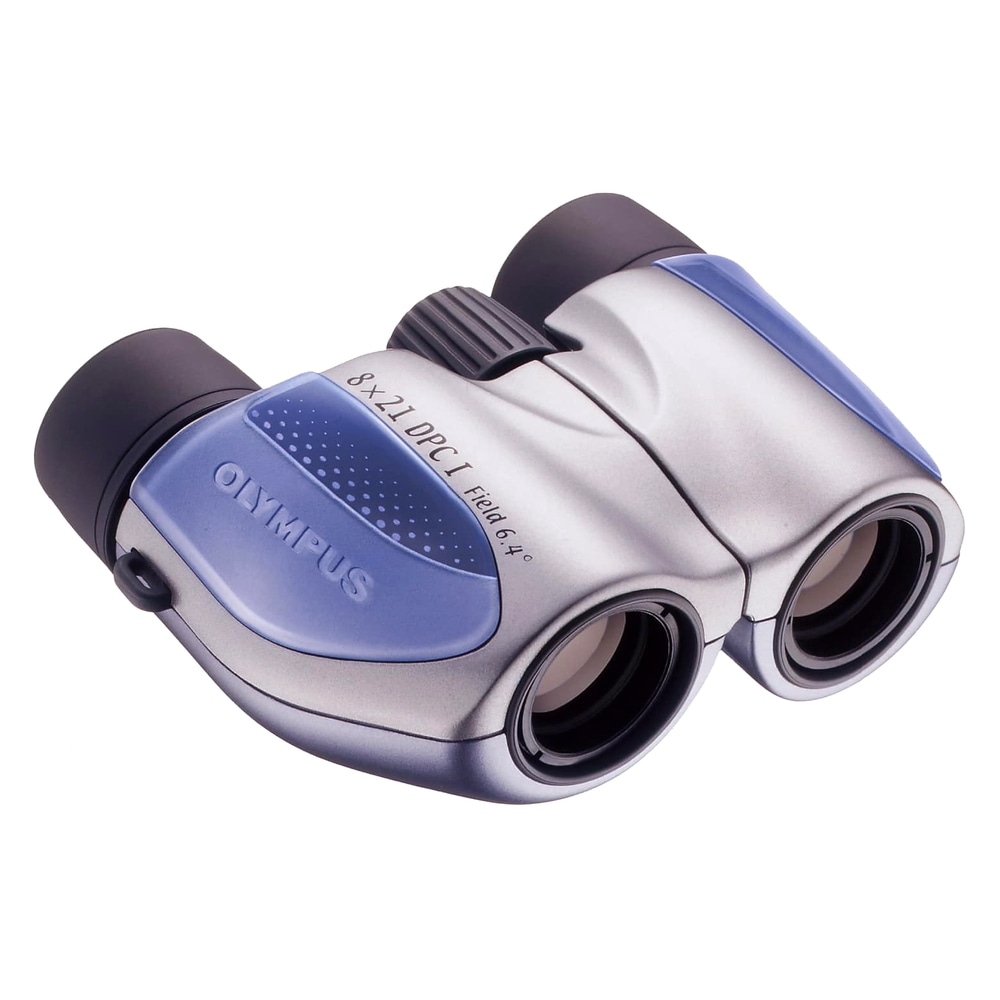 双眼鏡 8倍 8x21 DPC I OLYMPUS オリンパス ポロプリズム式 口径21mm コンパクト おしゃれ 軽量170g ファッションブルー 8X21DPCI ◆宅