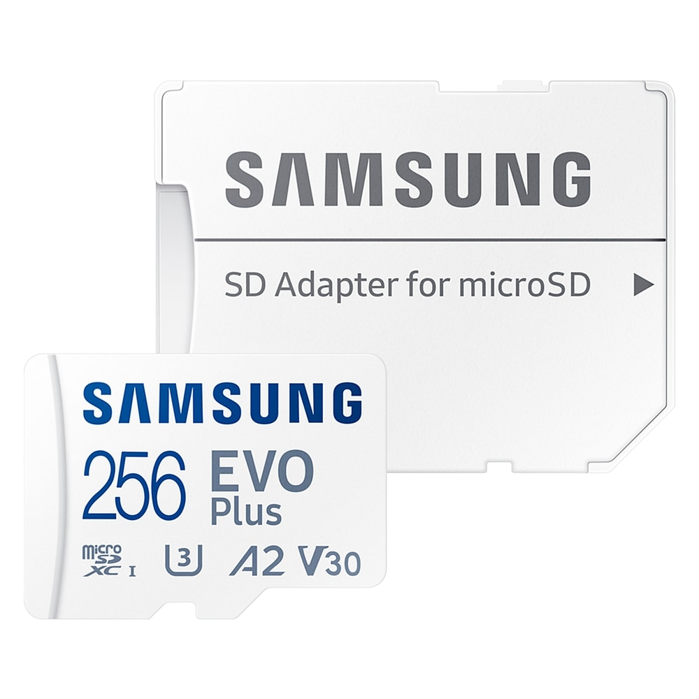 マイクロSDカード 256GB microSDXC R:160MB/s Samsung サムスン EVO Plus Class10 UHS-I U3 V30 A2 SDアダプタ付 海外リテール MB-MC256SA/CN ◆メ