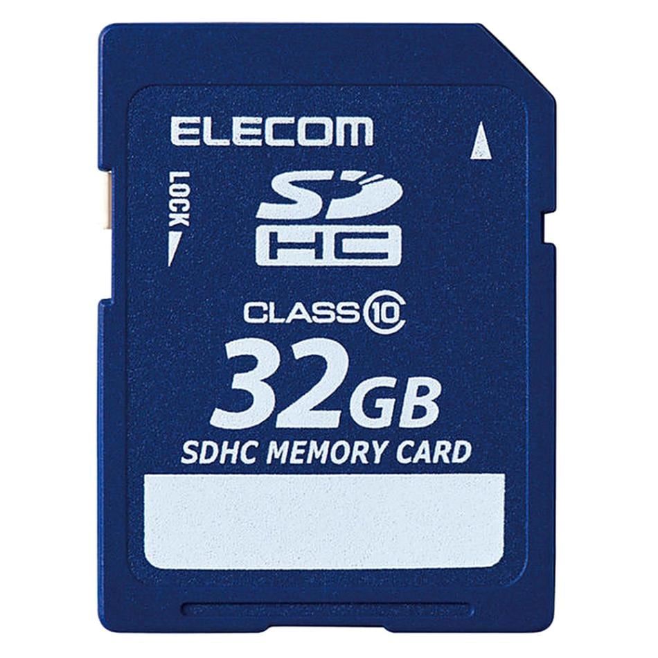 SDカード 32GB SDHCカード ELECOM エレコム MF-FSDC10Rシリーズ Class10 データ復旧サービス付 日本語パッケージ MF-FSD032GC10R ◆メ